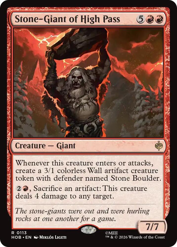 Stone-Giant of High Pass-The Hobbit-R-Normal