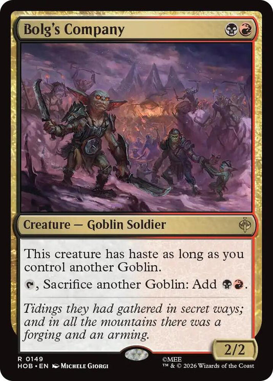 Bolg's Company-The Hobbit-R-Normal