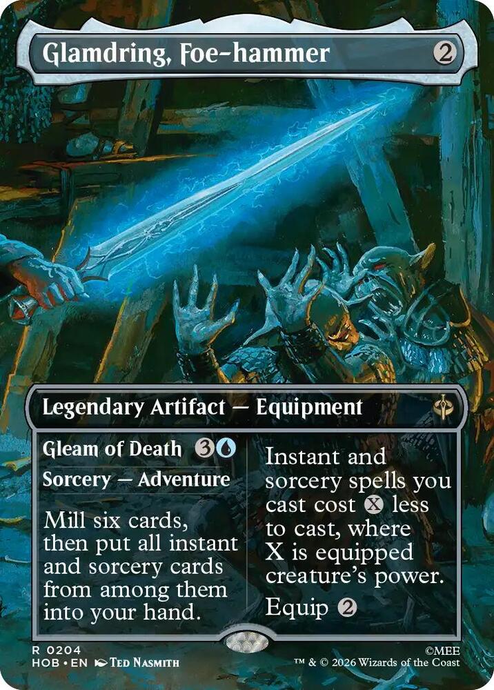 Glamdring, Foe-hammer (Borderless)-The Hobbit-R-Foil