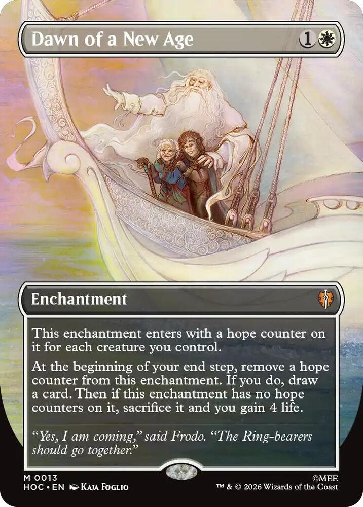 Dawn of a New Age (Borderless)-The Hobbit: Eternal-Legal-M-Foil