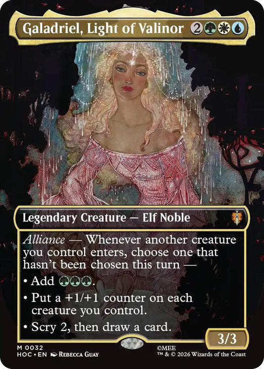 Galadriel, Light of Valinor (Borderless)-The Hobbit: Eternal-Legal-M-Foil