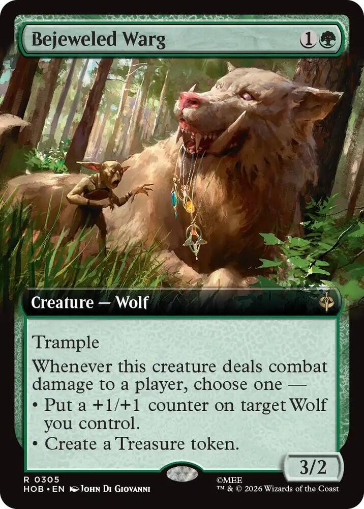 Bejeweled Warg (Extended Art)-The Hobbit-R-Normal