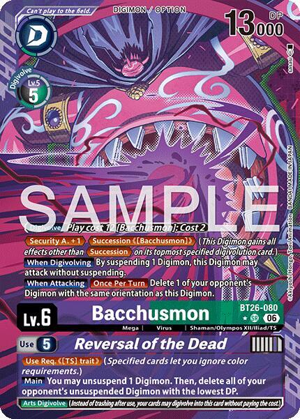 Bacchusmon // Reversal of the Dead (Alternate Art)-Timeless Bonds-Super Rare-Foil