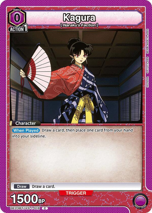 Kagura (016) (Box Topper Foil)-UE23BT: Inuyasha-Common-Foil