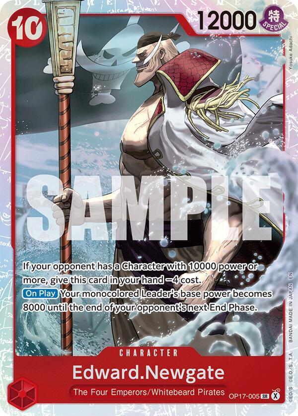Edward.Newgate (005)-The World's Strongest Warriors-SR-Foil