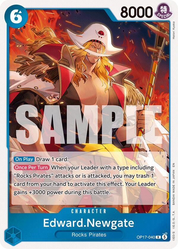 Edward.Newgate (040)-The World's Strongest Warriors-R-Foil