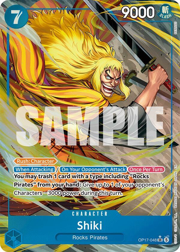 Shiki (048) (Alternate Art)-The World's Strongest Warriors-SR-Foil