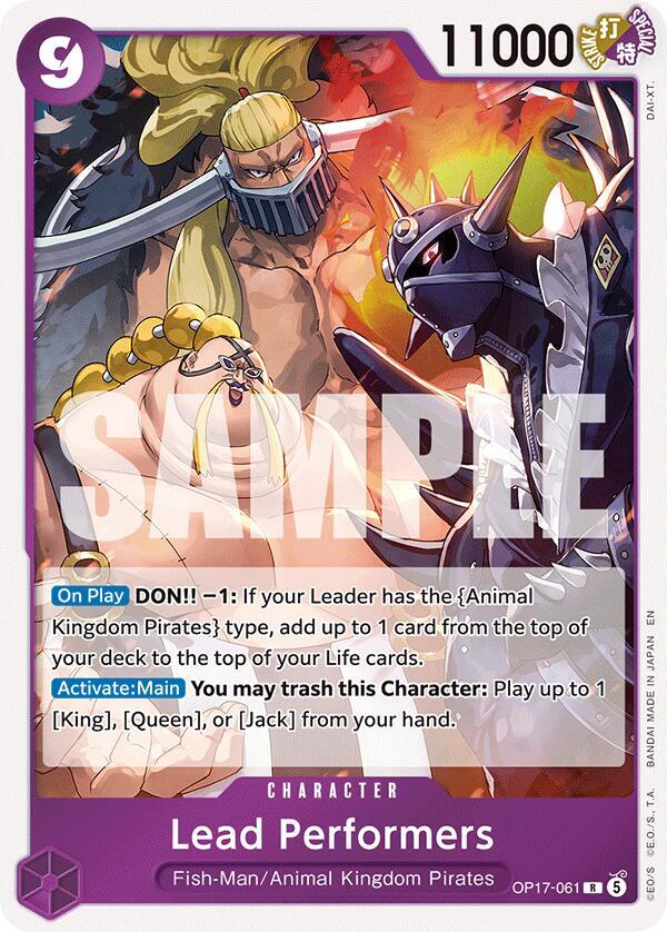 Lead Performers-The World's Strongest Warriors-R-Foil