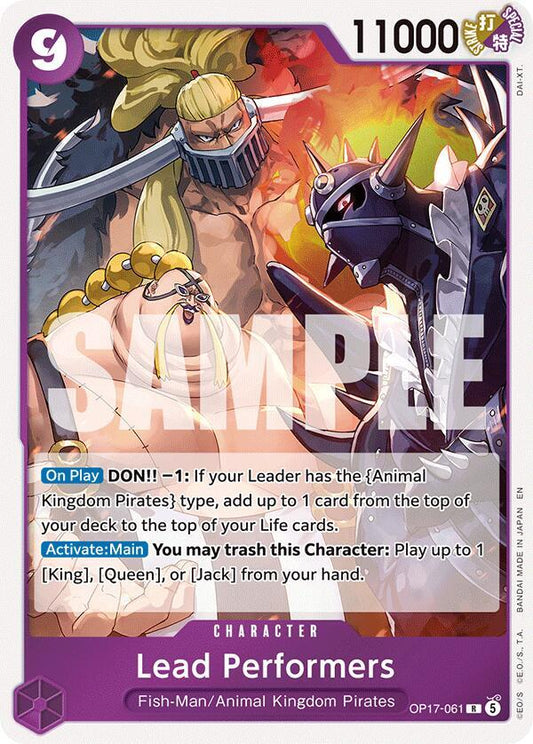 Lead Performers-The World's Strongest Warriors-R-Foil