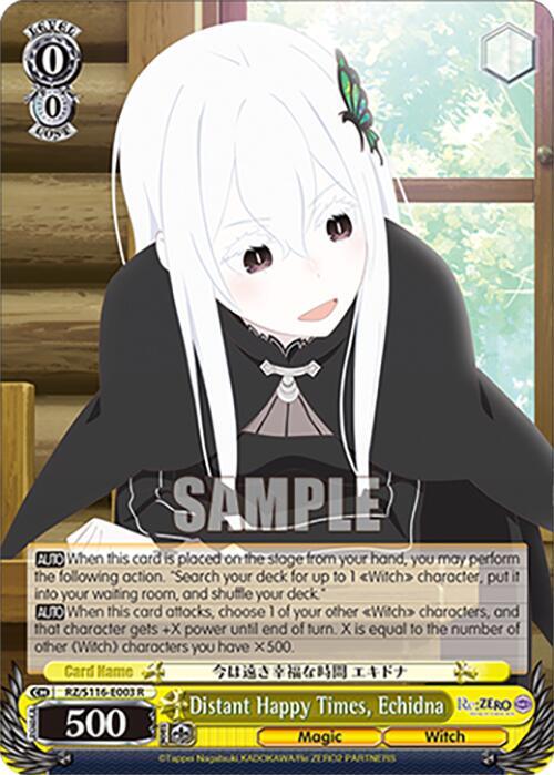 Distant Happy Times, Echidna-Re:ZERO -Starting Life in Another World- Vol.3-Rare-Normal