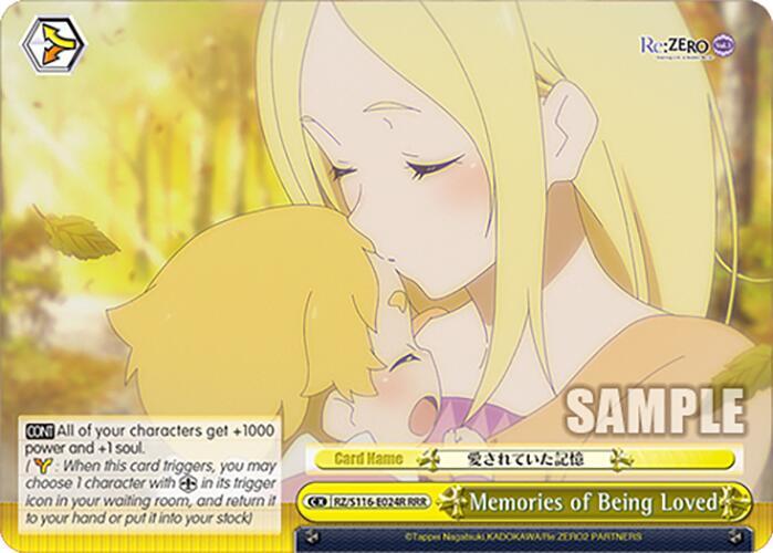 Memories of Being Loved (RRR)-Re:ZERO -Starting Life in Another World- Vol.3-Triple Rare-Normal