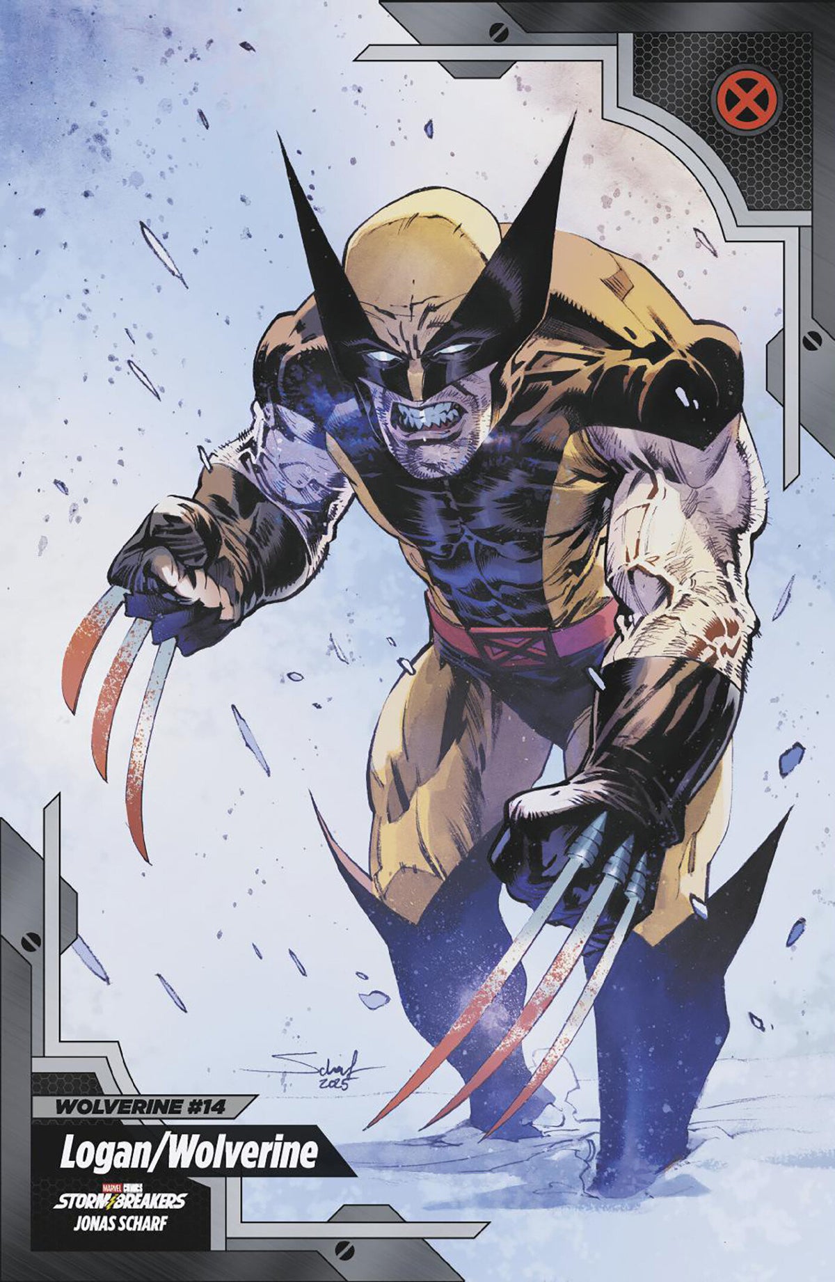 Wolverine #14 Jonas Scharf X-Men Trading Card Variant
