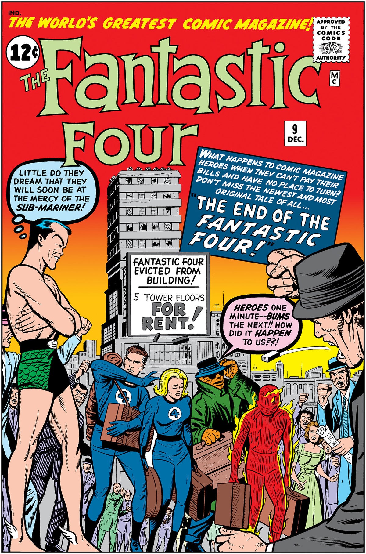 Fantastic Four #9 Facsimile Edition Foil Variant