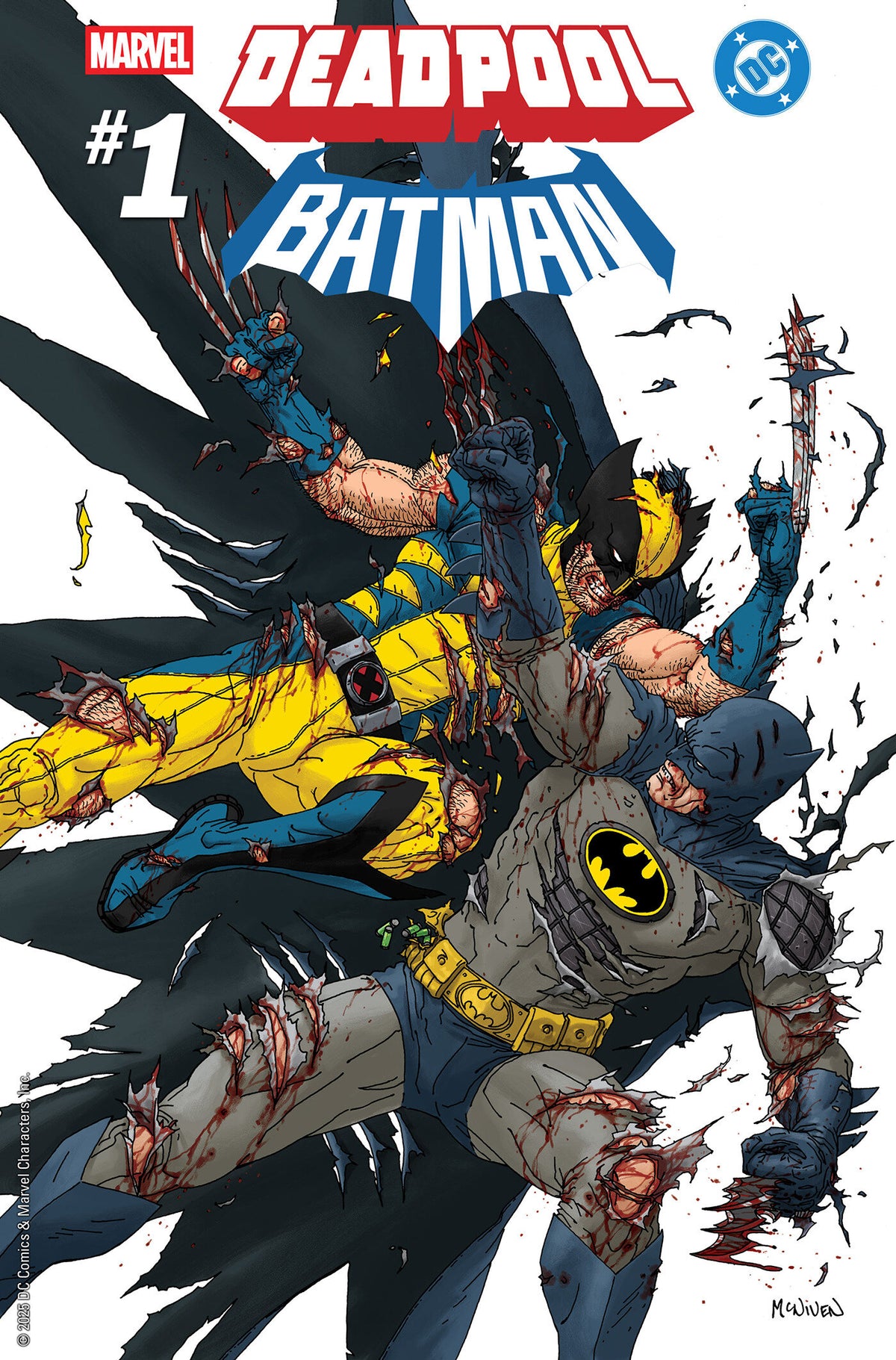 Marvel/DC: Deadpool/Batman #1 Steve Mcniven Variant