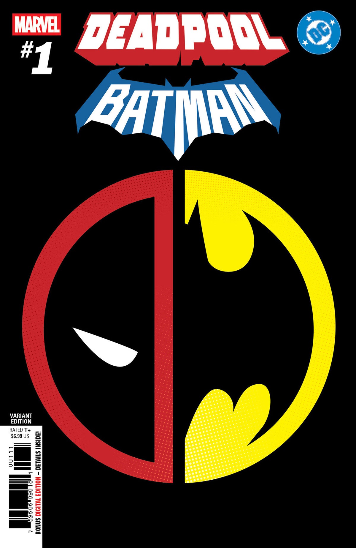 Marvel/DC: Deadpool/Batman #1 Insignia Mashup Variant