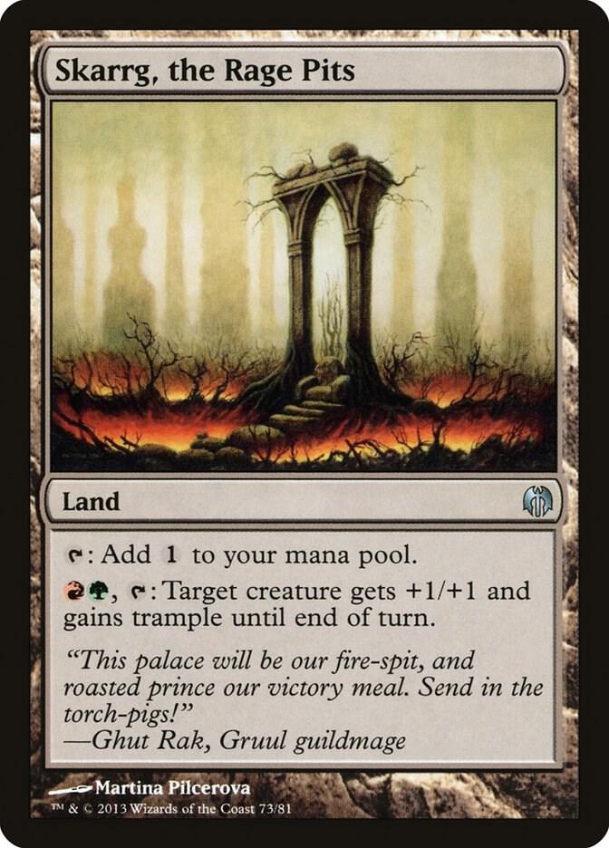 Skarrg, the Rage Pits-Duel Decks: Heroes vs. Monsters-U-Normal