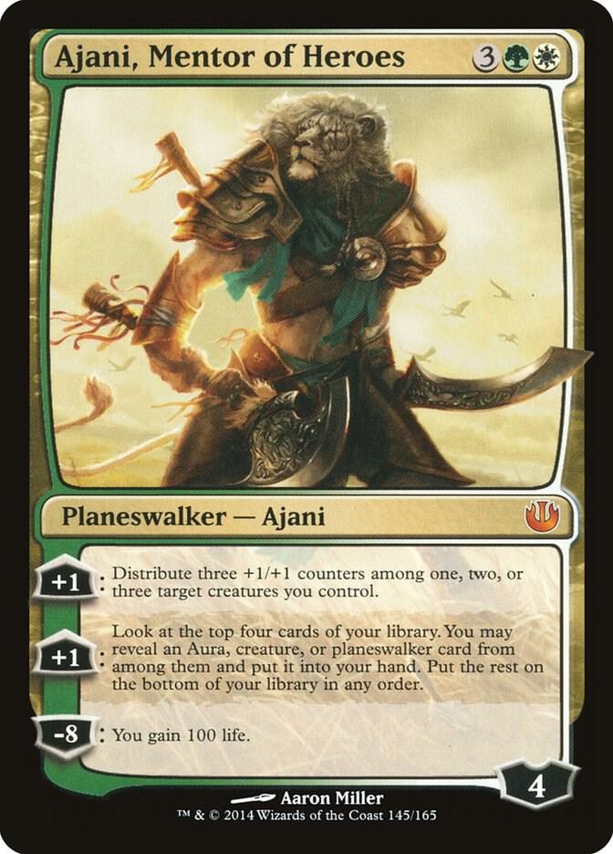 Ajani, Mentor of Heroes-Journey Into Nyx-M-Normal