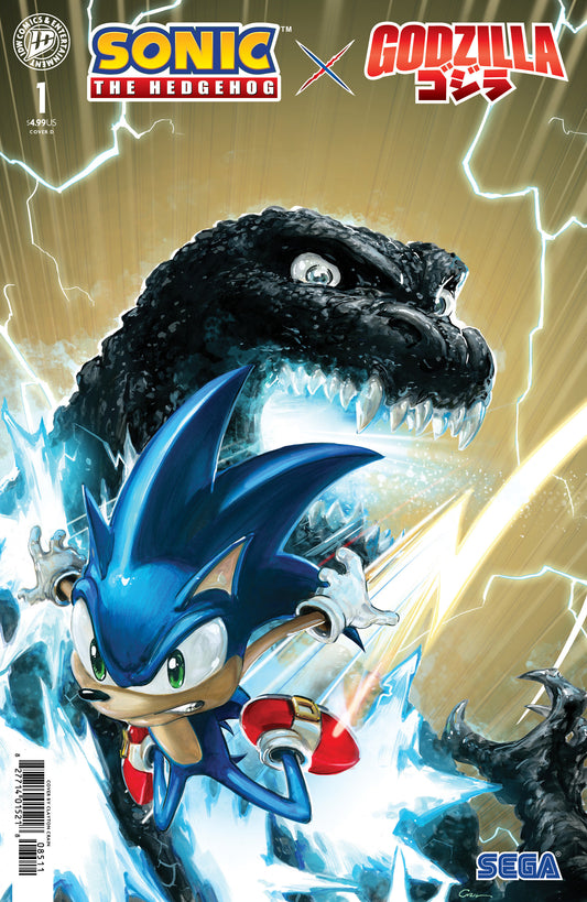 Sonic The Hedgehog X Godzilla #1 Variant D (Crain)