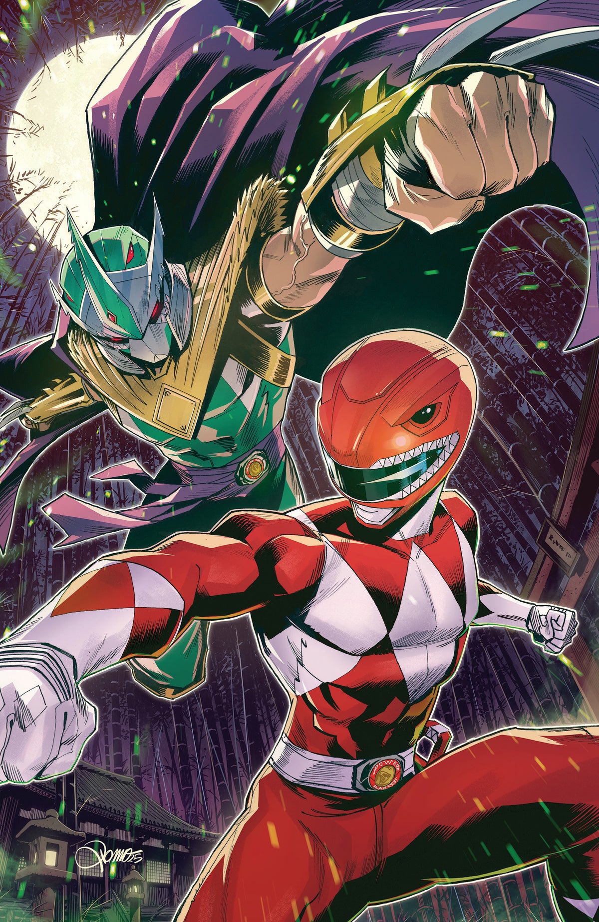 Mighty Morphin Power Rangers/Teenage Mutant Ninja Turtles III #2 D Variant (Full Art, Foil, Zonno)