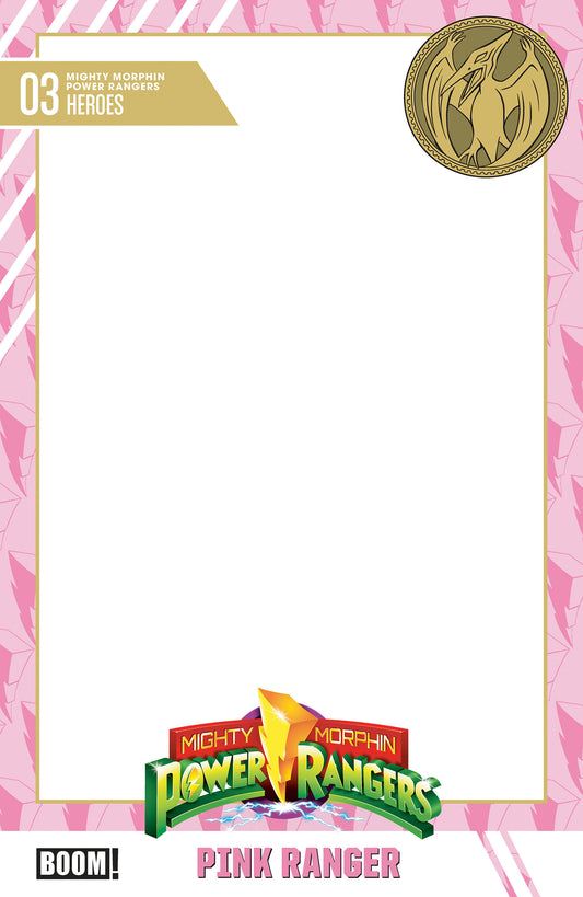Mighty Morphin Power Rangers (2026) #3 D Trading Card Blank Sketch Variant