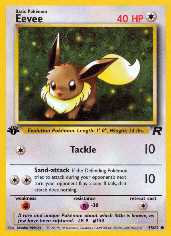 Eevee-Team Rocket-Common-1st Edition