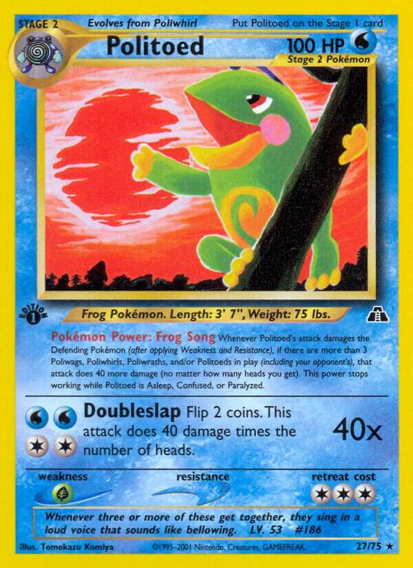 Politoed (27)-Neo Discovery-Rare-Unlimited