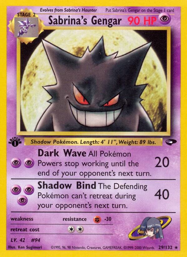Sabrina's Gengar-Gym Challenge-Rare-Unlimited