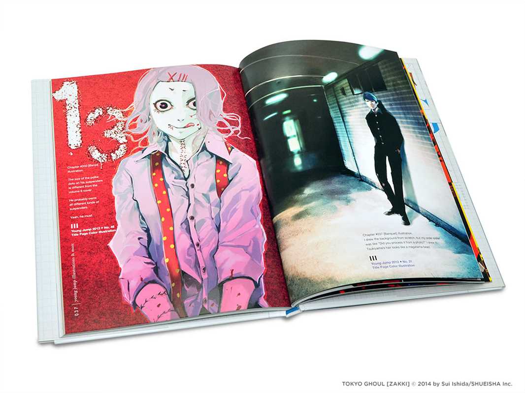 Tokyo Ghoul Illustrations: zakki by: Hardcover; 112 pages / English