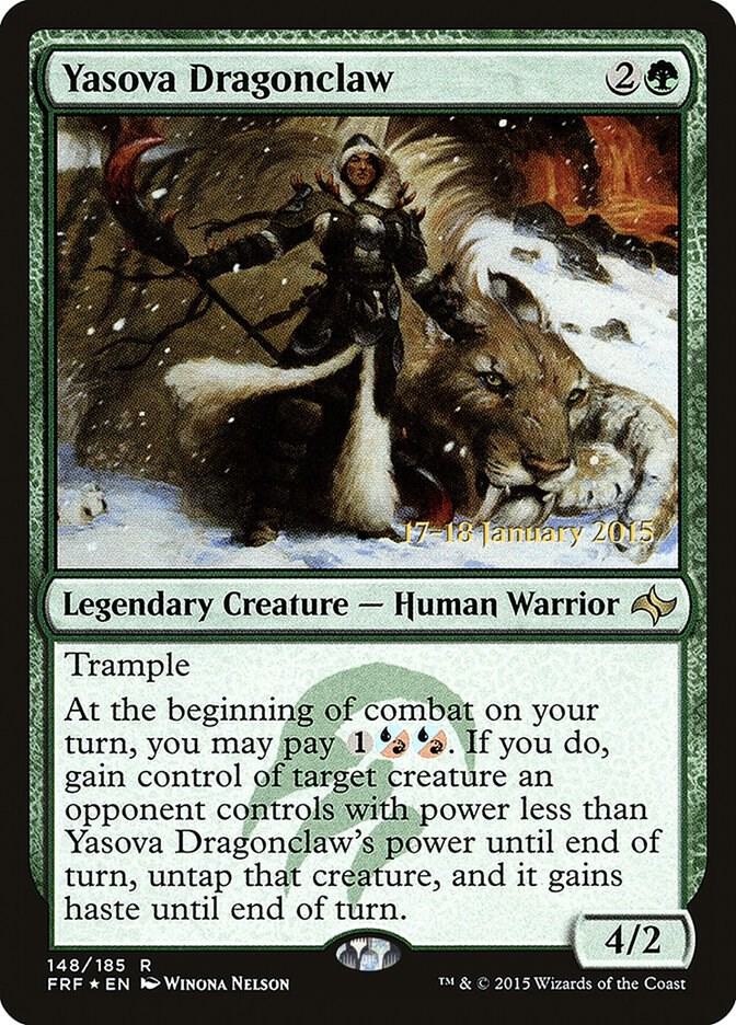 Yasova Dragonclaw-Prerelease Cards-R-Foil