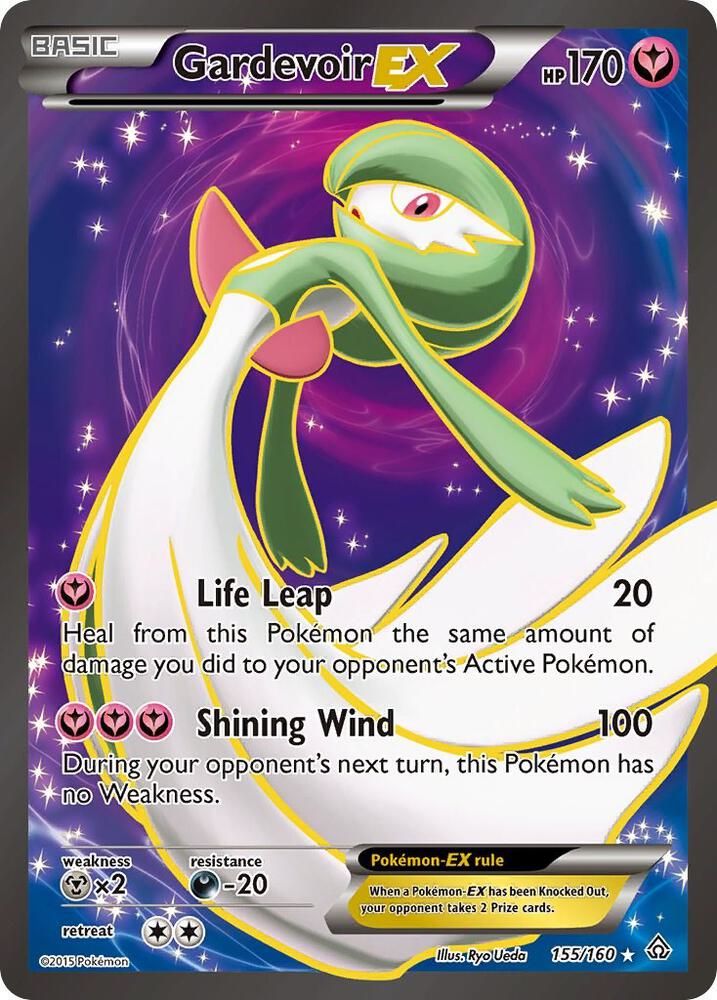 Gardevoir EX (155 Full Art)-XY - Primal Clash-Ultra Rare-Holofoil