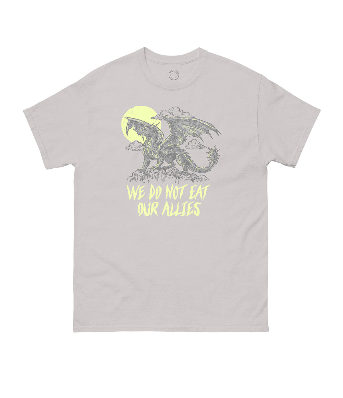 Rebecca Yarros's Fourth Wing: We Do Not Eat Our Allies Unisex T Shirt Medium