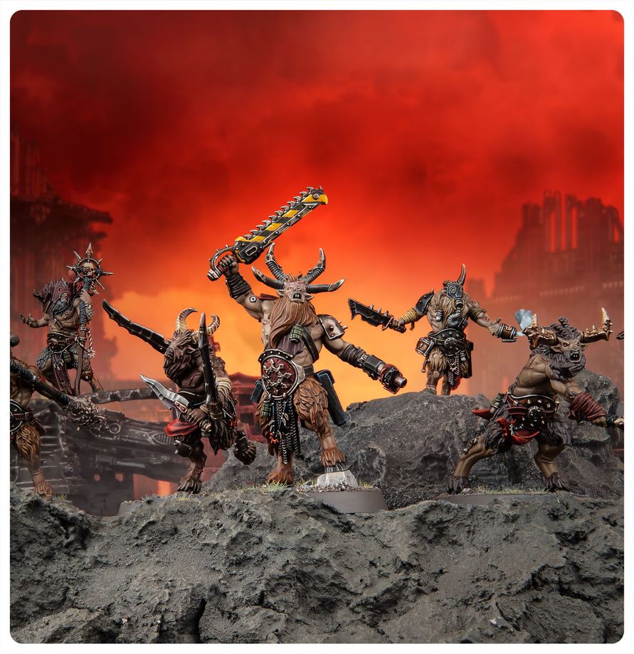 CHAOS SPACE MARINES: FELLGOR BEASTMEN