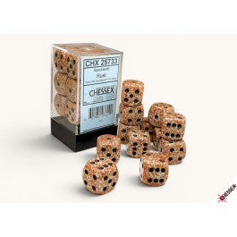 Chessex: 12CT Speckled Rust 16mm D6 Dice Cube (New)