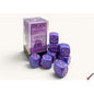 Chessex: 12CT Speckled Purple Passion 16mm D6 Dice Cube (New)