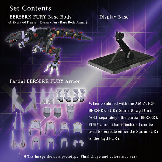 ZOIDS AM-Z01EX Berserk Fury (Elementary Body) Model Kit