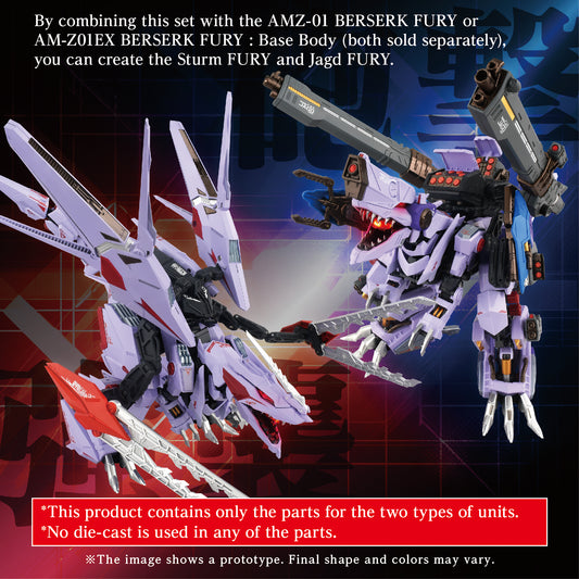 ZOIDS AM-Z01CP Berserk Fury Sturm & Jagd Unit Model Kit