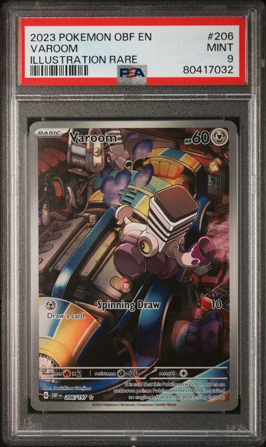 2023 POKEMON OBF EN-OBSIDIAN FLAMES #206 VAROOM ILLUSTRATION RARE