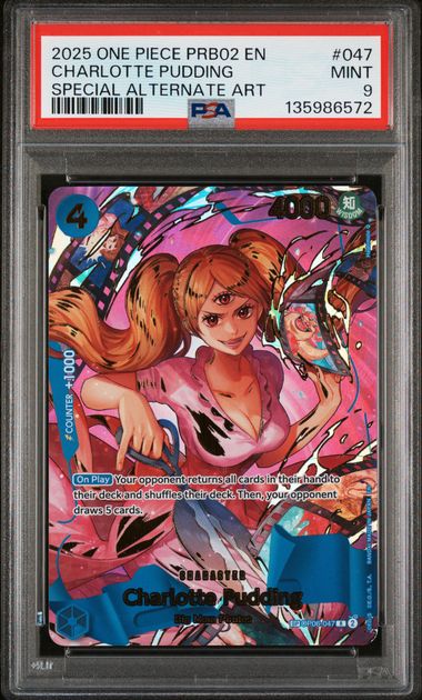 2025 ONE PIECE PRB02-PREMIUM BOOSTER -ONE PIECE CARD THE BEST- VOL.2 #047 CHARLOTTE PUDDING SPECIAL ALTERNATE ART