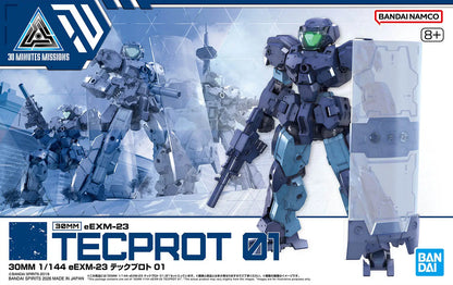 #75 eEXM-23 Tecprot 01 "30 Minutes Missions", Bandai Hobby 30 MM 1/144 Model Kit
