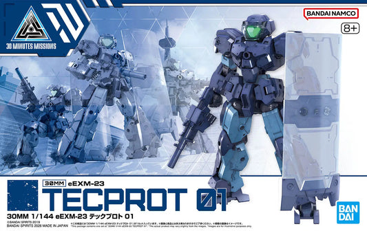 #75 eEXM-23 Tecprot 01 "30 Minutes Missions", Bandai Hobby 30 MM 1/144 Model Kit