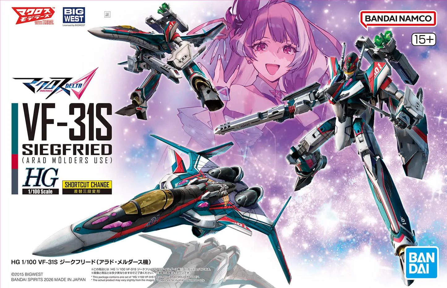 1/100 HG VF-31S Siegfried (Arad Molders')