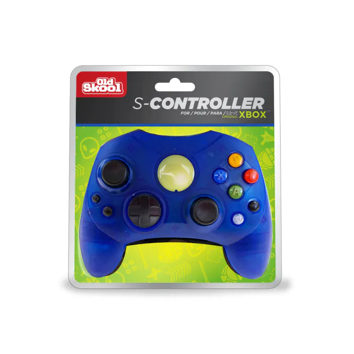 Xbox Controller S-Type Wired Game Pad - Blue