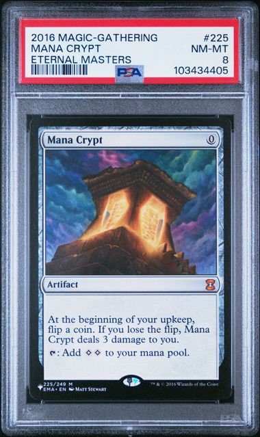 2016 MAGIC THE GATHERING ETERNAL MASTERS #225 MANA CRYPT ETERNAL MASTERS