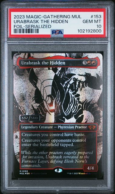 2023 MAGIC THE GATHERING MARCH OF THE MACHINE MULTIVERSE LEGENDS #153 URABRASK THE HIDDEN FOIL-SERIALIZED