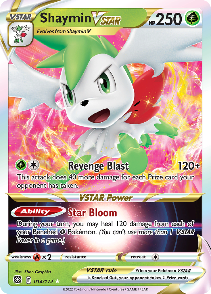 Shaymin VSTAR-SWSH09: Brilliant Stars-Ultra Rare-Holofoil