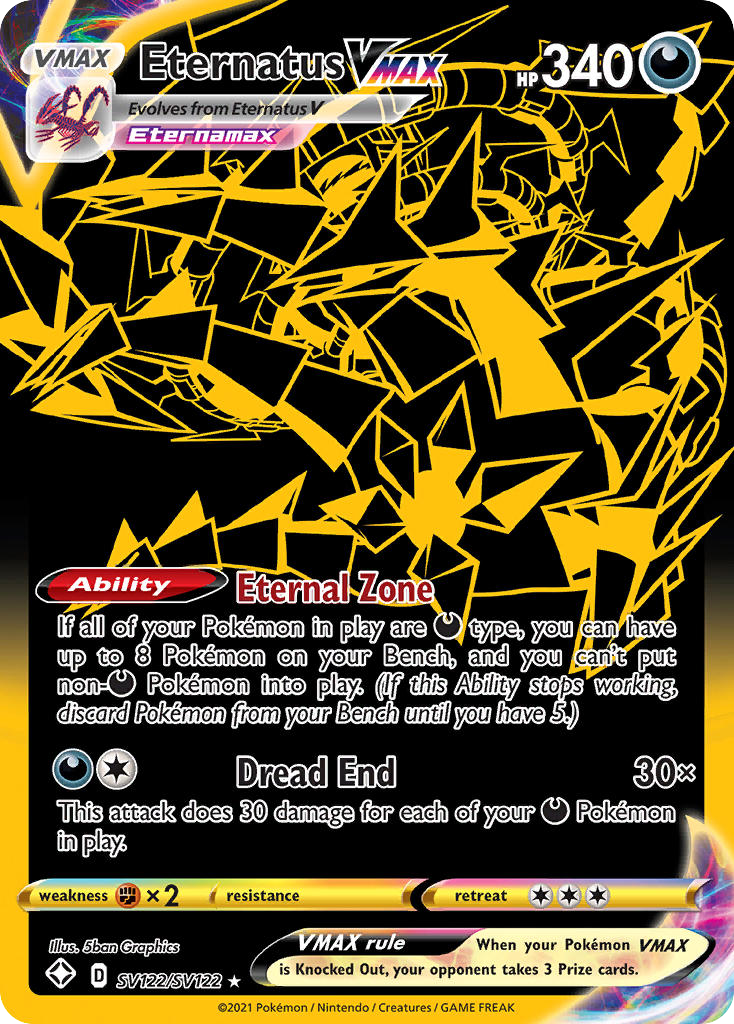 Eternatus VMAX-Shining Fates: Shiny Vault-Shiny Holo Rare-Holofoil