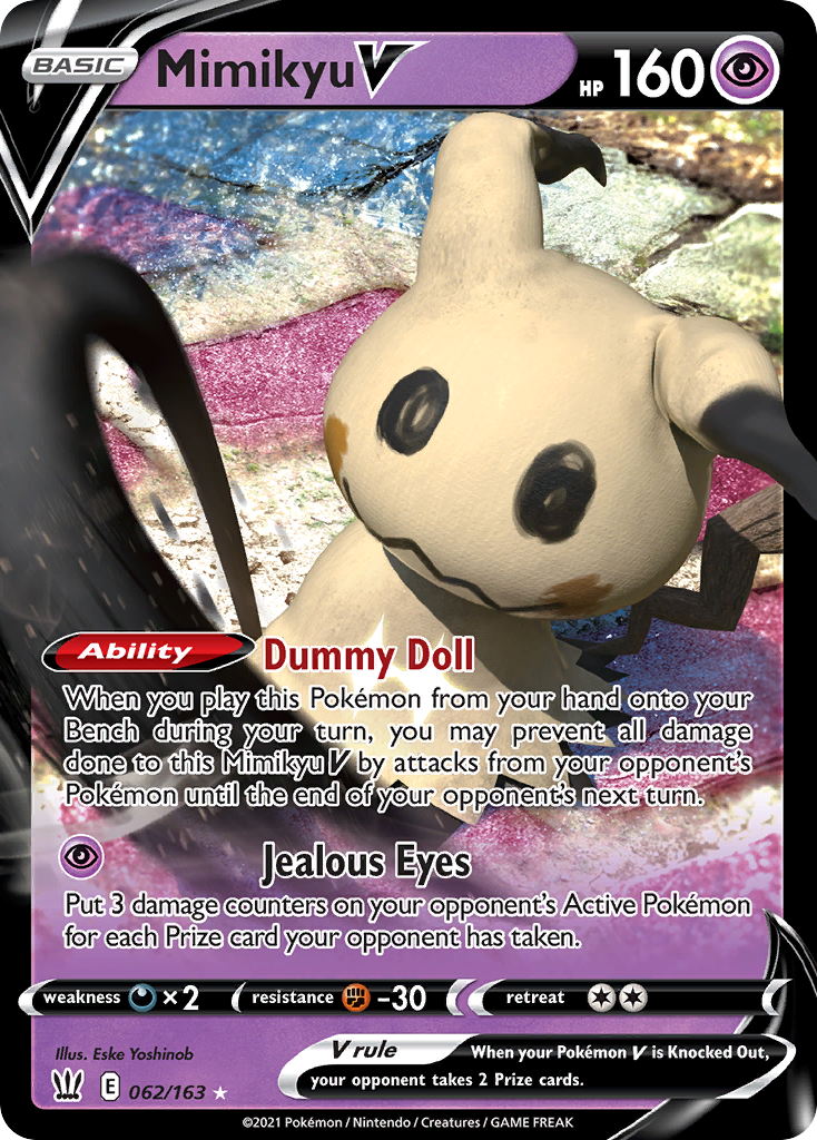 Mimikyu V-SWSH05: Battle Styles-Ultra Rare-Holofoil