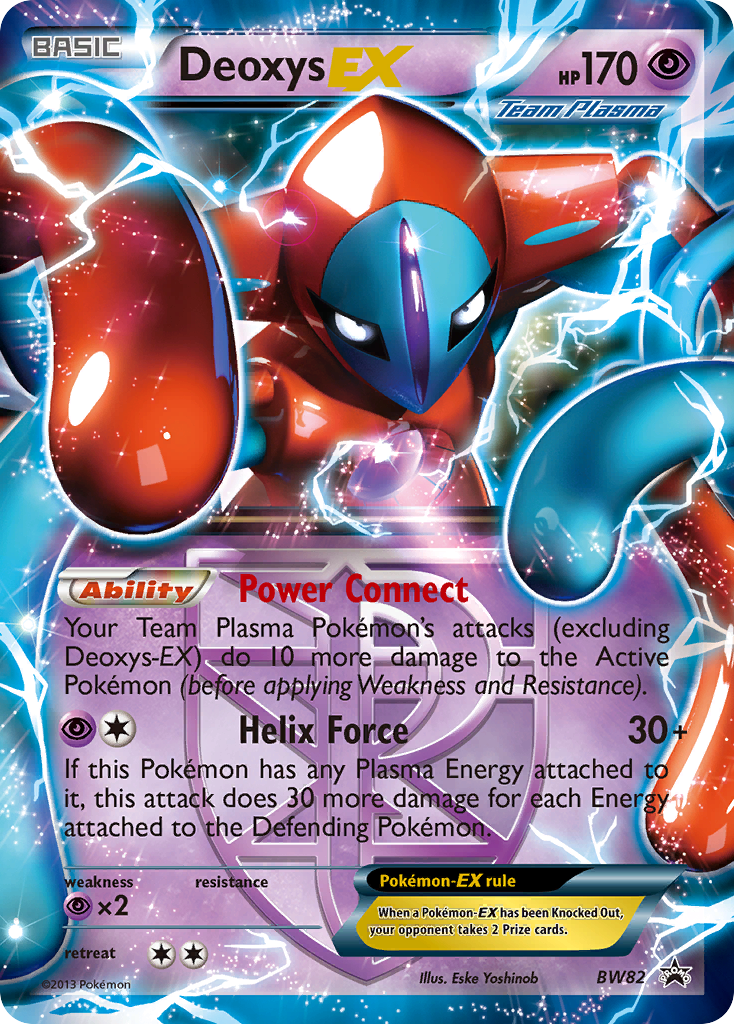 Deoxys EX (Team Plasma) - BW82-Black and White Promos-Promo-Holofoil