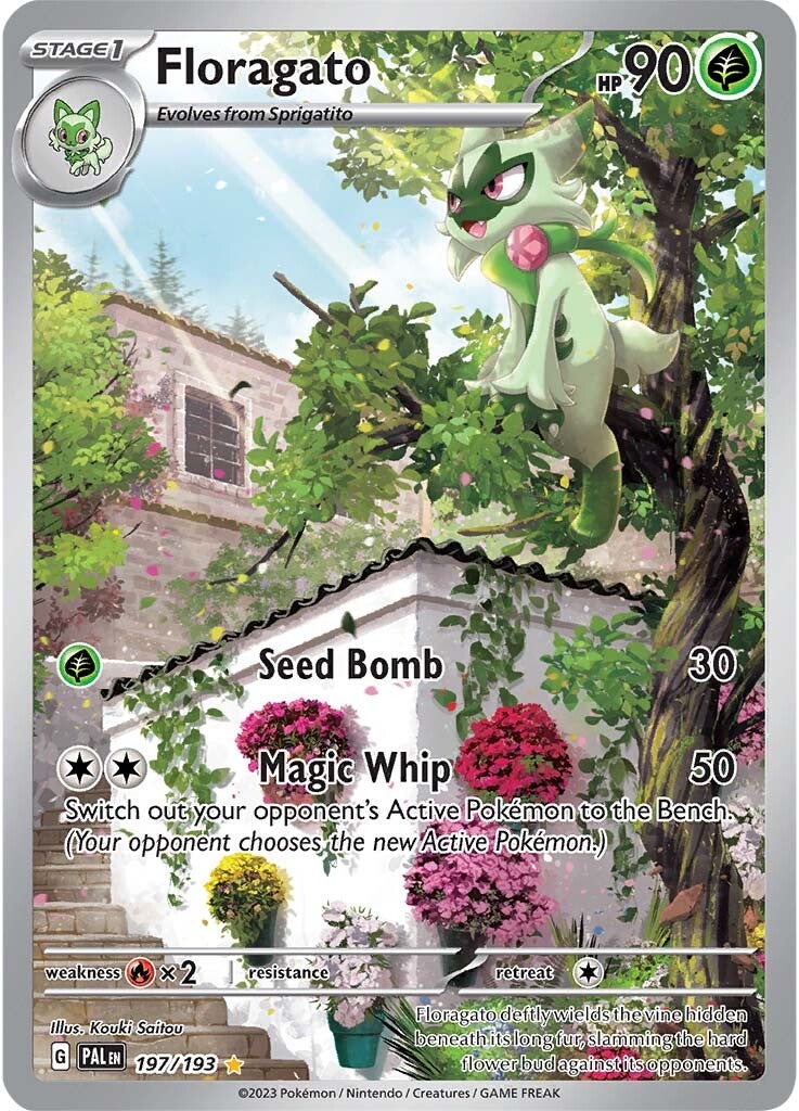 Floragato - 197/193-SV02: Paldea Evolved-Illustration Rare-Holofoil