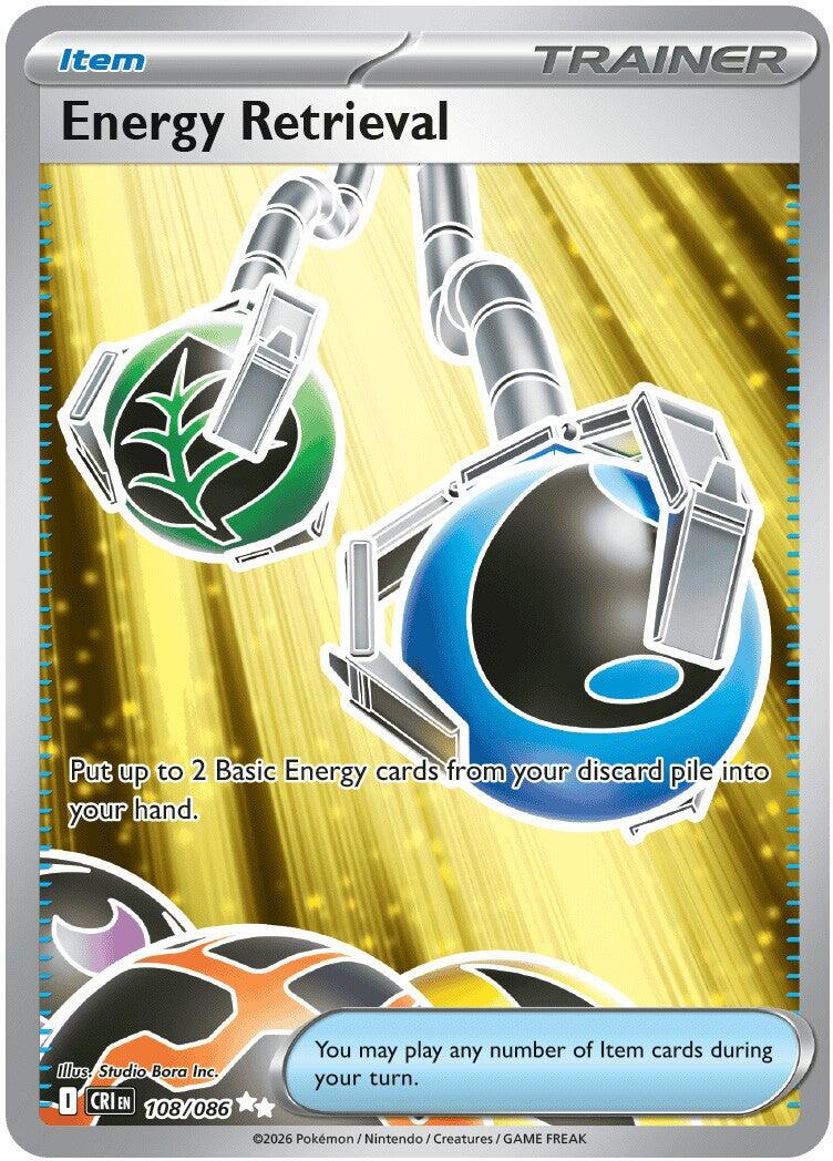 Energy Retrieval-ME04: Chaos Rising-Ultra Rare-Holofoil